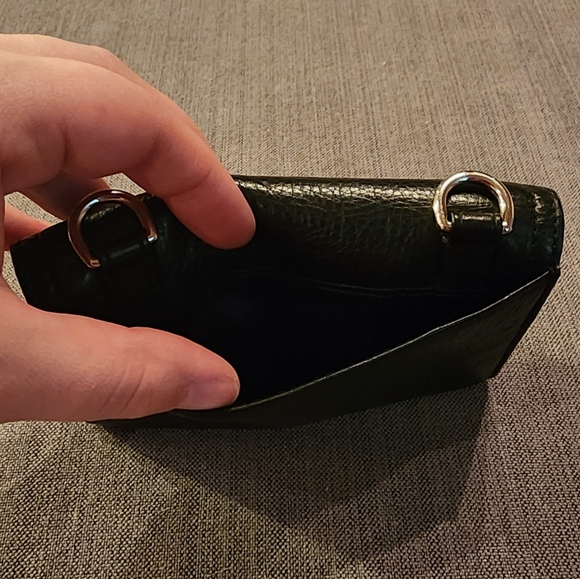 Black Leather Coach Wallet (Small) - Picture 5 of 5